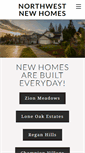 Mobile Screenshot of northwestnewhomes.com